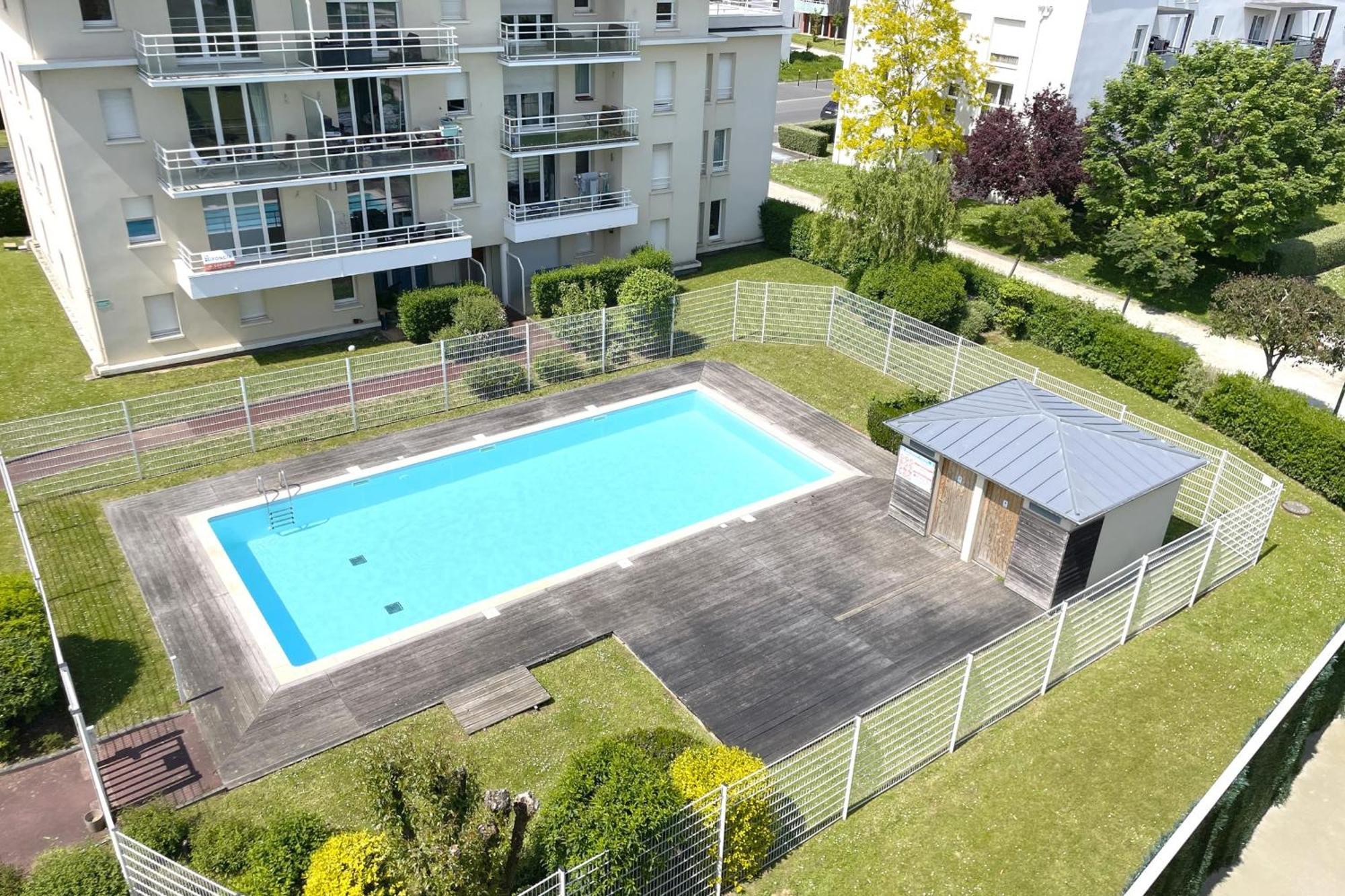 Le Rooftop - Terrasse - Parking - Piscine Caen Exterior foto